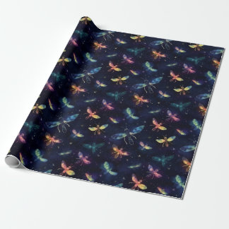 Fireflies in the Night Sky Wrapping Paper
