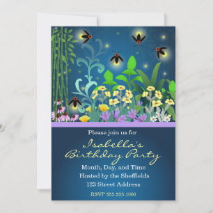 Fireflies Invitation