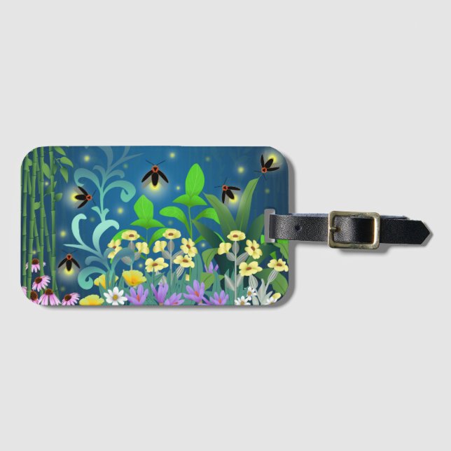 Fireflies Luggage Tag (Front Horizontal)