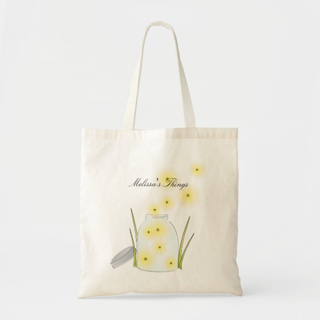 fireflies, Melissa's Things Tote Bag (Front)