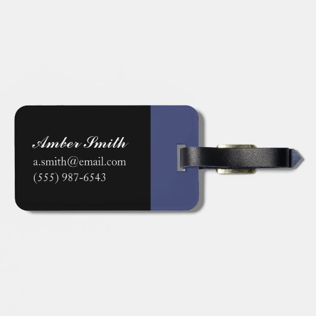 Fireflies Nocturne Lucca 2014 Luggage Tag (Back Horizontal)