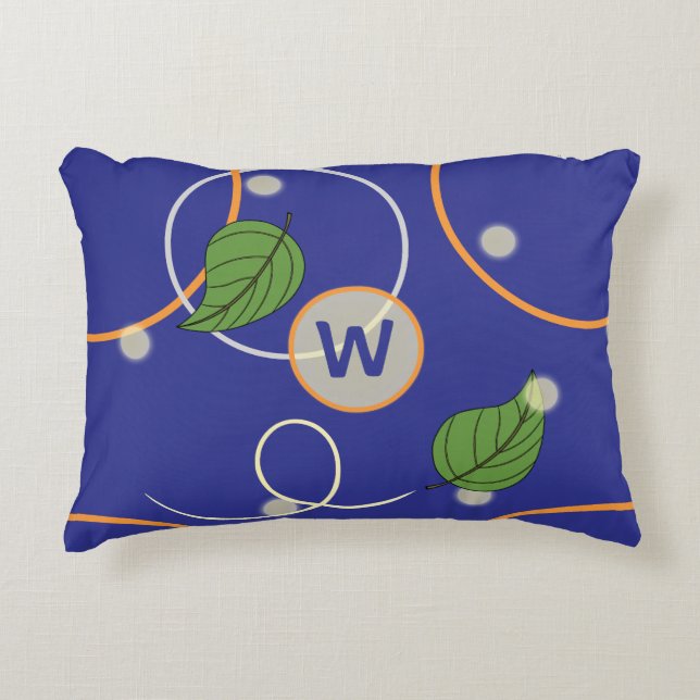 Fireflies Over Water Accent Pillow (Front)