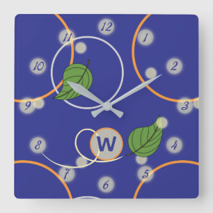 Fireflies Over Water Clock