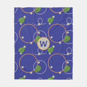 Fireflies Over Water Fleece Blanket