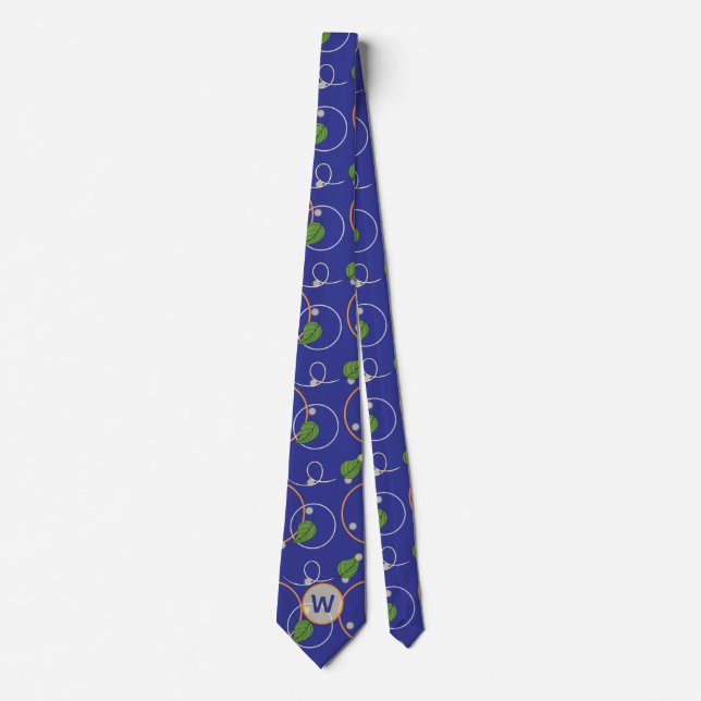 Fireflies Over Water Men's Neck Tie (Front)