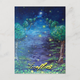 Fireflies Postcard