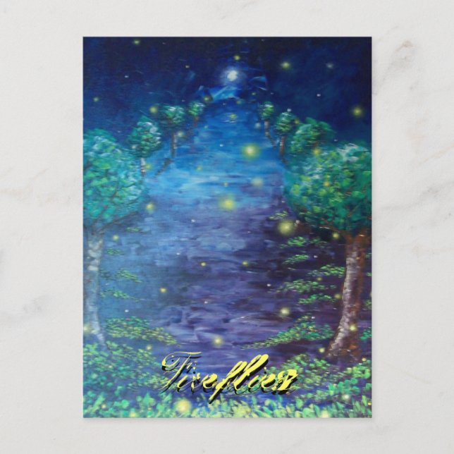 Fireflies Postcard (Front)