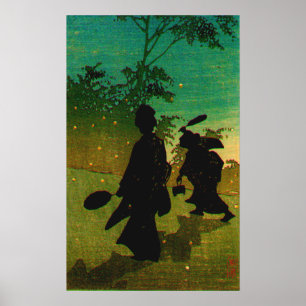 Fireflies Takahashi Hiroaki 1030s Poster