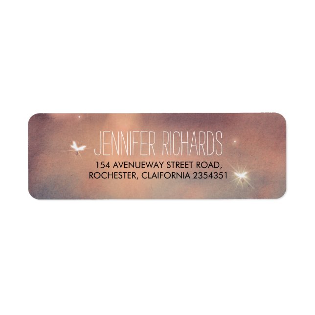 Fireflies Wedding Rustic (Front)