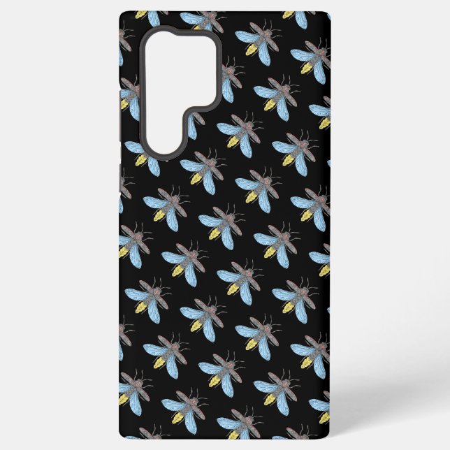 Firefly (black) - Samsung Case (Back)