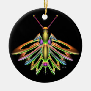 Firefly Ceramic Tree Decoration