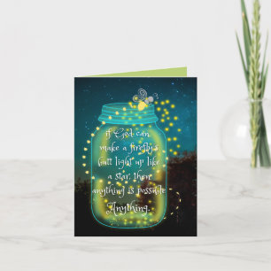 Firefly Encouragement Greeting Card