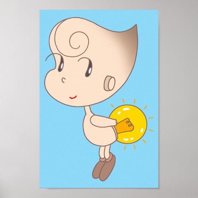 Firefly fairy that illuminates the heart. poster (Front)