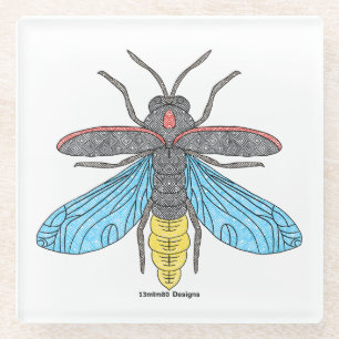 Firefly - Glass Coaster