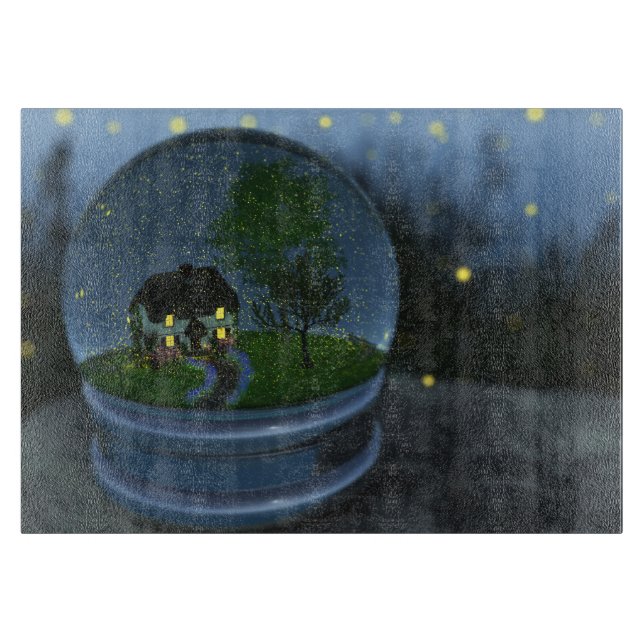 Firefly Globe Cutting Board (Front)