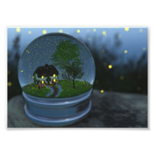 Firefly Globe Photo Print