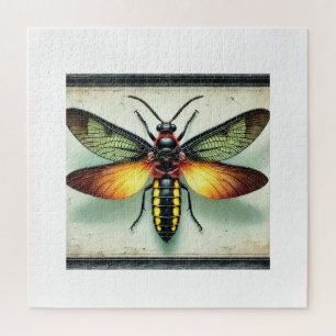 Firefly in natural habitat 111024IREF224 - Waterco Jigsaw Puzzle