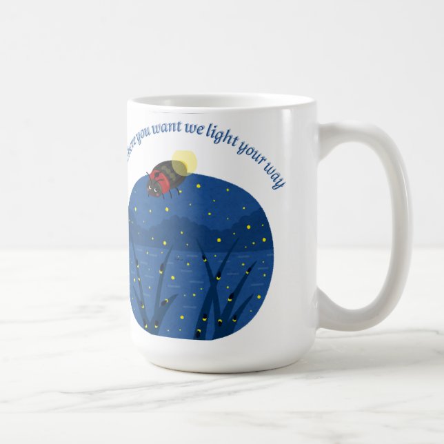 firefly insect Classic Mug nature lover (Right)