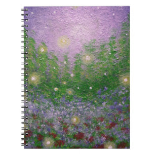 Firefly Landscape Art Notebook   Journal