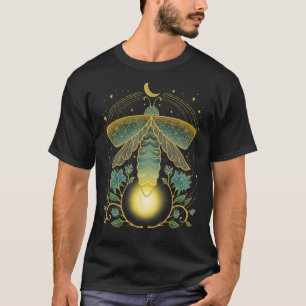 Firefly, Magical Lunar Mystical Design for Nature T-Shirt