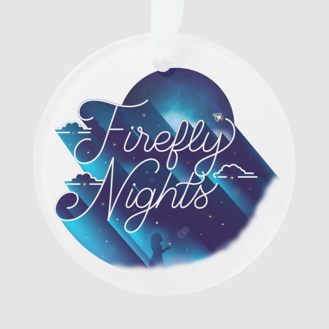 Firefly Nights Acrylic Ornament (Front)