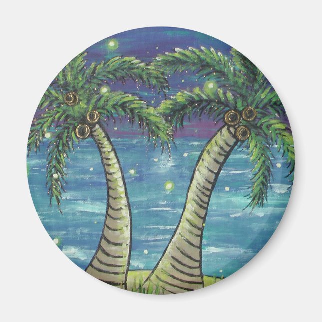 Firefly Palm Tree Magnet (Front)