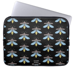 Firefly (pattern black) - Laptop Sleeve