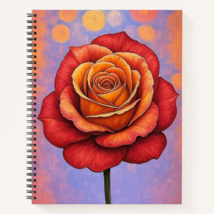 Fireheart Dreamy Rose Stationary Notebook