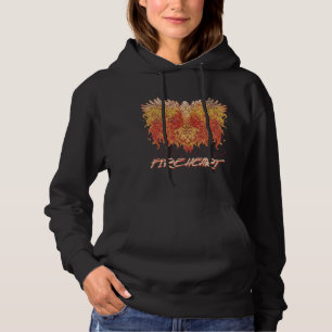 Fireheart Phoenix Bird Fire Love Mythical Magic Fa Hoodie