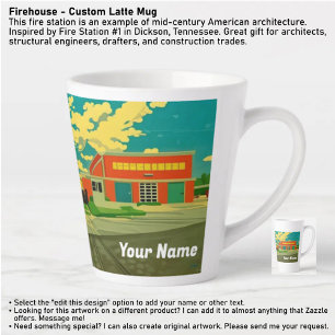 Firehouse - Custom Latte Mug