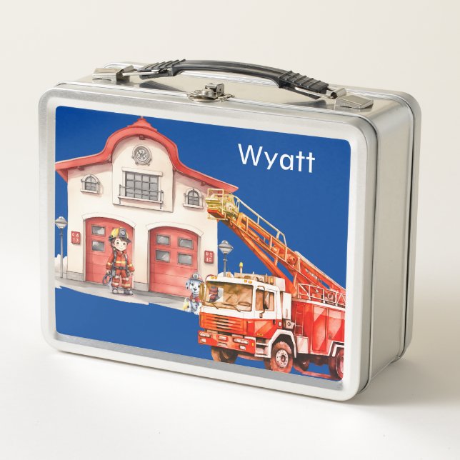 firehouse metal lunch box (Front)