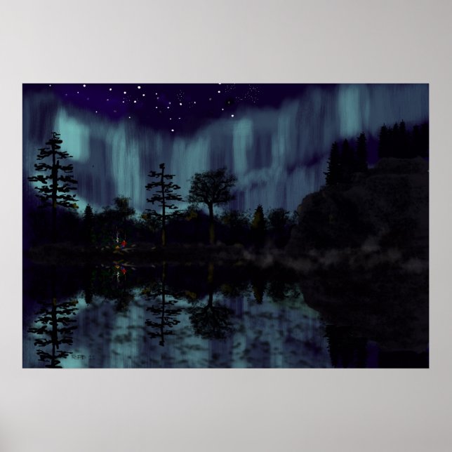 Firelight reflection poster (Front)
