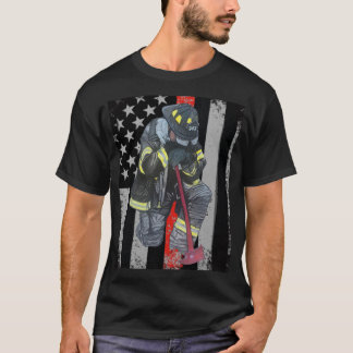Fireman 9/11 memorial. T-Shirt