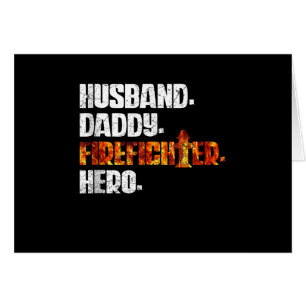 Fireman American Flag Red Line US Firefighter Dad