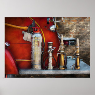 Fireman - An Assortment of Nozzles Poster