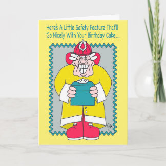 FIREMAN Birthday Card