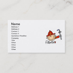 Fireman Business Card