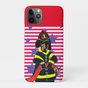 FIREMAN DACHSHUND iPhone 11 PRO CASE