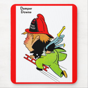 fireman Damper Downe Mouse Mat