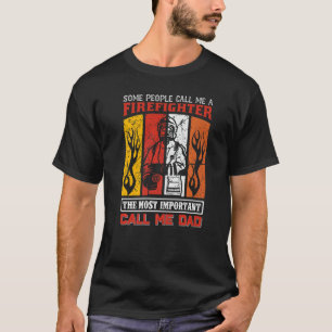 Fireman Department Hero Firetruck Volunteer Firefi T-Shirt