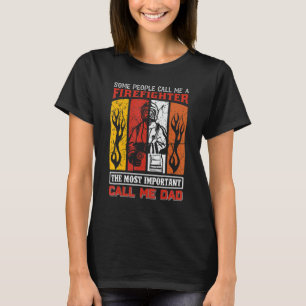 Fireman Department Hero Firetruck Volunteer Firefi T-Shirt