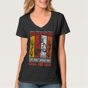 Fireman Department Hero Firetruck Volunteer Firefi T-Shirt