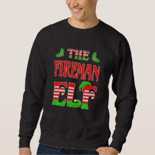 Fireman Elf Family Matching Funny Christmas Sweatshirt