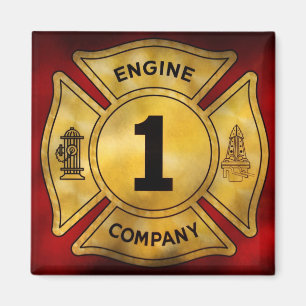Fireman - Engine Company 1 Magnet