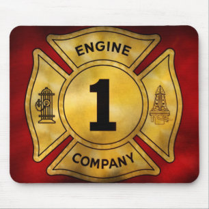 Fireman - Engine Company 1 Mouse Mat