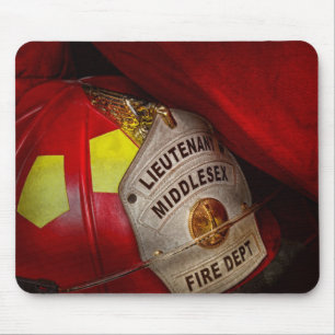 Fireman - Everyone loves red Mouse Mat