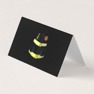 Fireman Firefighter Costume Halloween Business Card