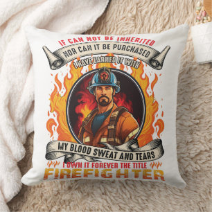 Fireman Firefighter Cushion
