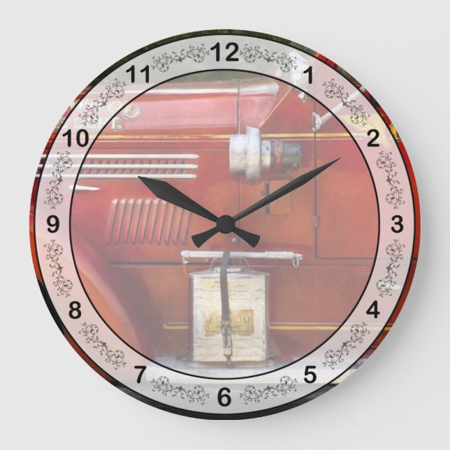 Fireman - Garwood Fire Dept Large Clock (Front)