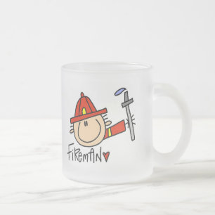 Fireman Glass Mug
